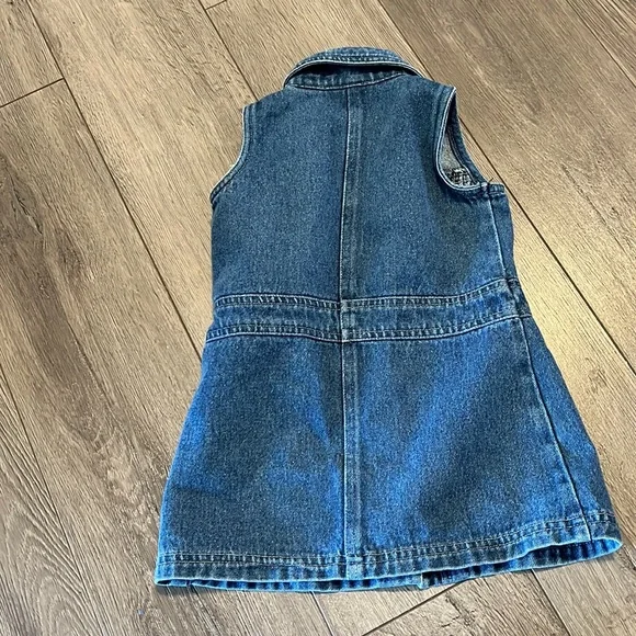 No Kidding Girls Jean Dress Size 3T Excellent Condition - Picture 2 of 4